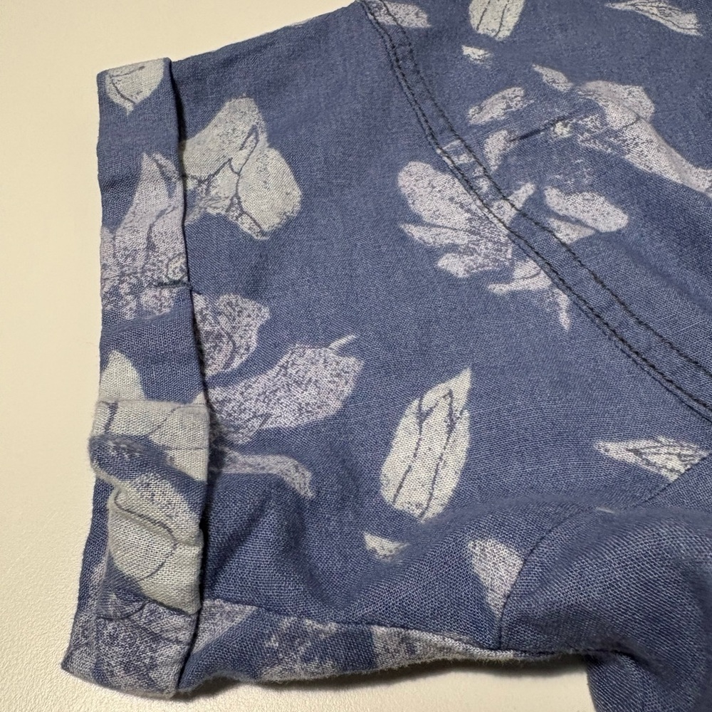 We The Free Blue Floral Tunic with White Print - Picture 14 of 14